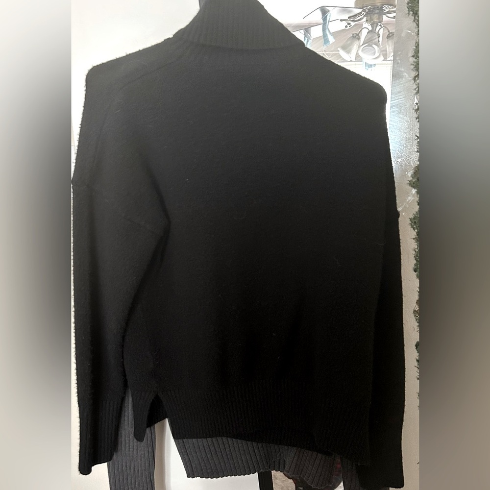 Black turtle neck